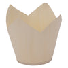 REGENT DISPOSABLE WOODEN ROUND CUPS 10PK, 70X70MM DIA