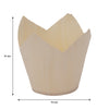 REGENT DISPOSABLE WOODEN ROUND CUPS 10PK, 70X70MM DIA