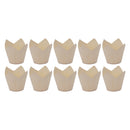 REGENT DISPOSABLE WOODEN ROUND CUPS 10PC , (70MM DIAX70MM)