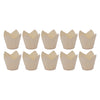 REGENT DISPOSABLE WOODEN ROUND CUPS 10PC , (70MM DIAX70MM)