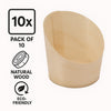 REGENT DISPOSABLE WOODEN CUPS 10PK