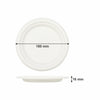 REGENT SUGARCANE FIBRE SIDE PLATES 20PK, 180MM