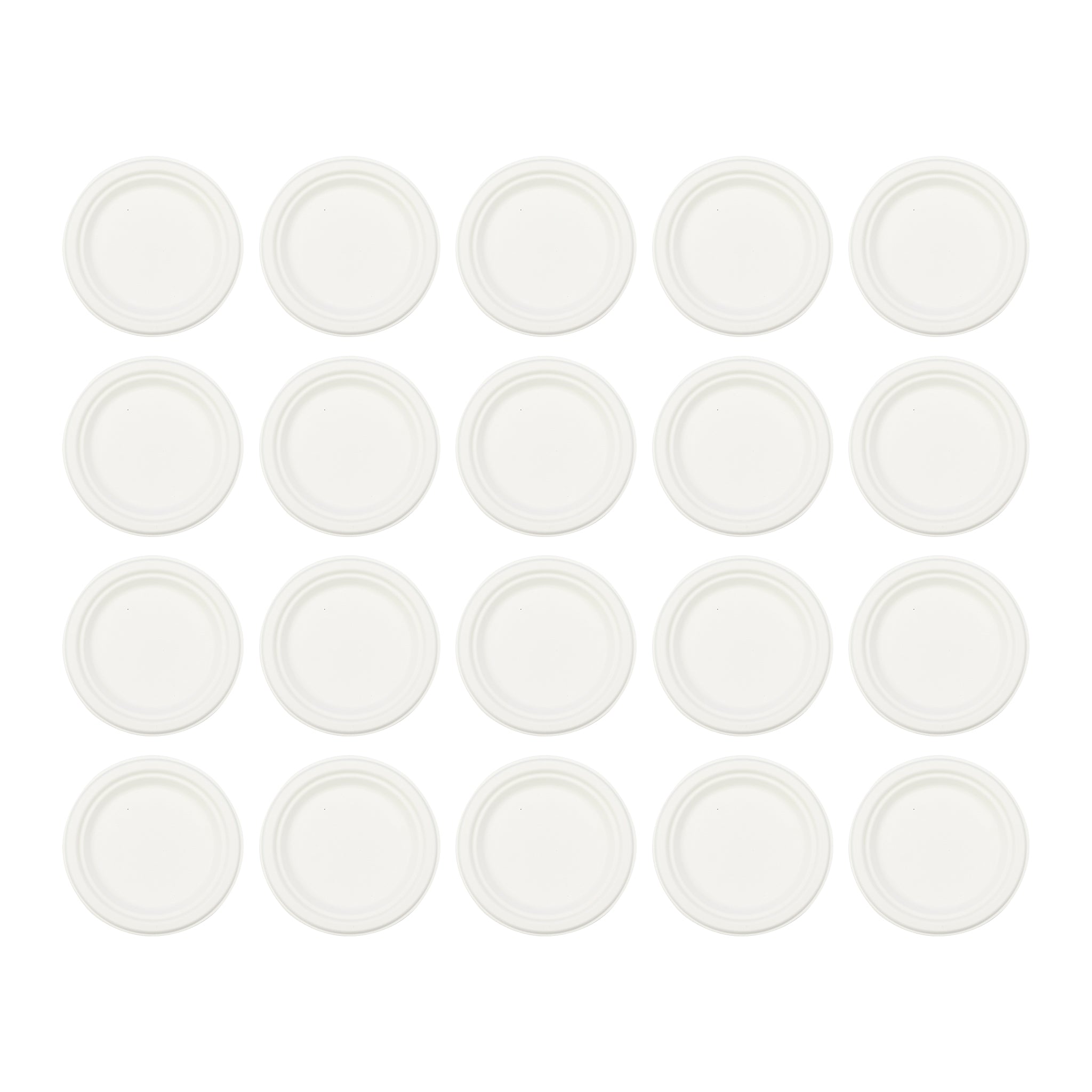 REGENT SUGARCANE FIBRE SIDE PLATES 20PK, 180MM