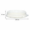 REGENT SUGARCANE FIBRE PLATES & PET LIDS 20PCS, 230MM