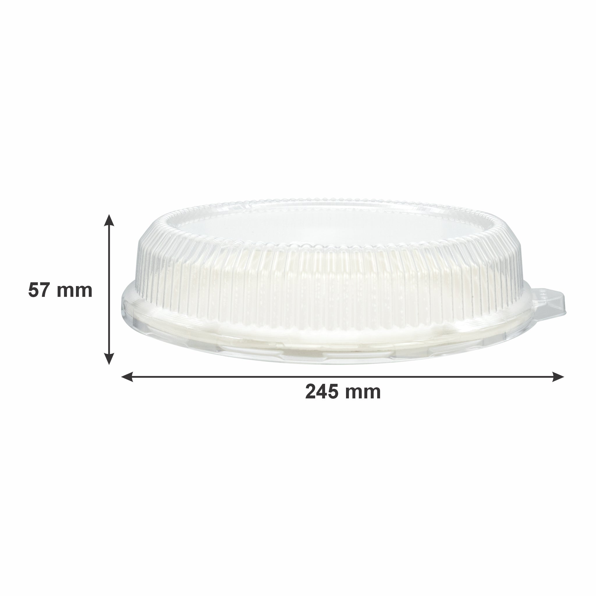 REGENT SUGARCANE FIBRE PLATES & PET LIDS 20PCS, 230MM