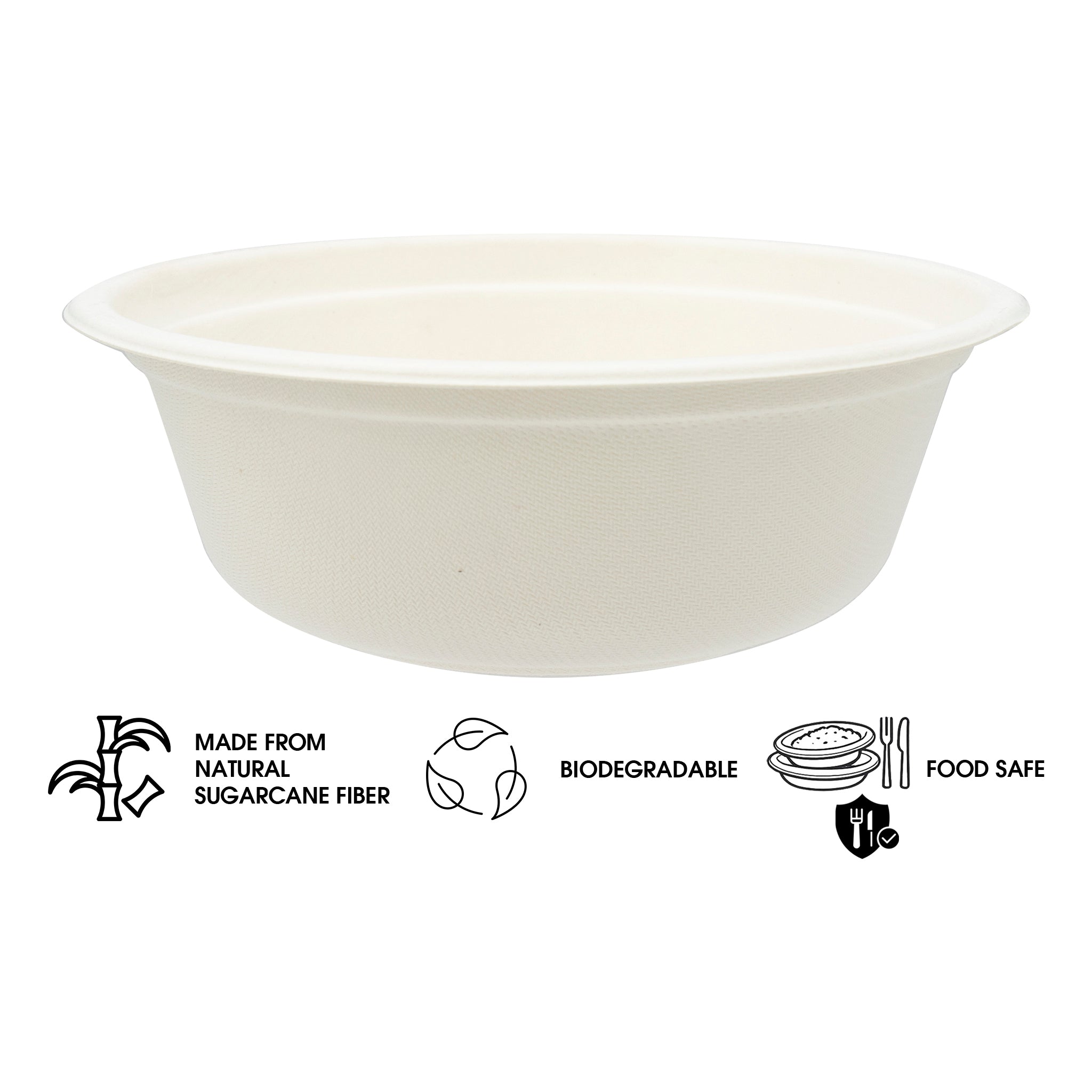 REGENT SUGARCANE FIBRE DEEP BOWLS 20PK, 500ML