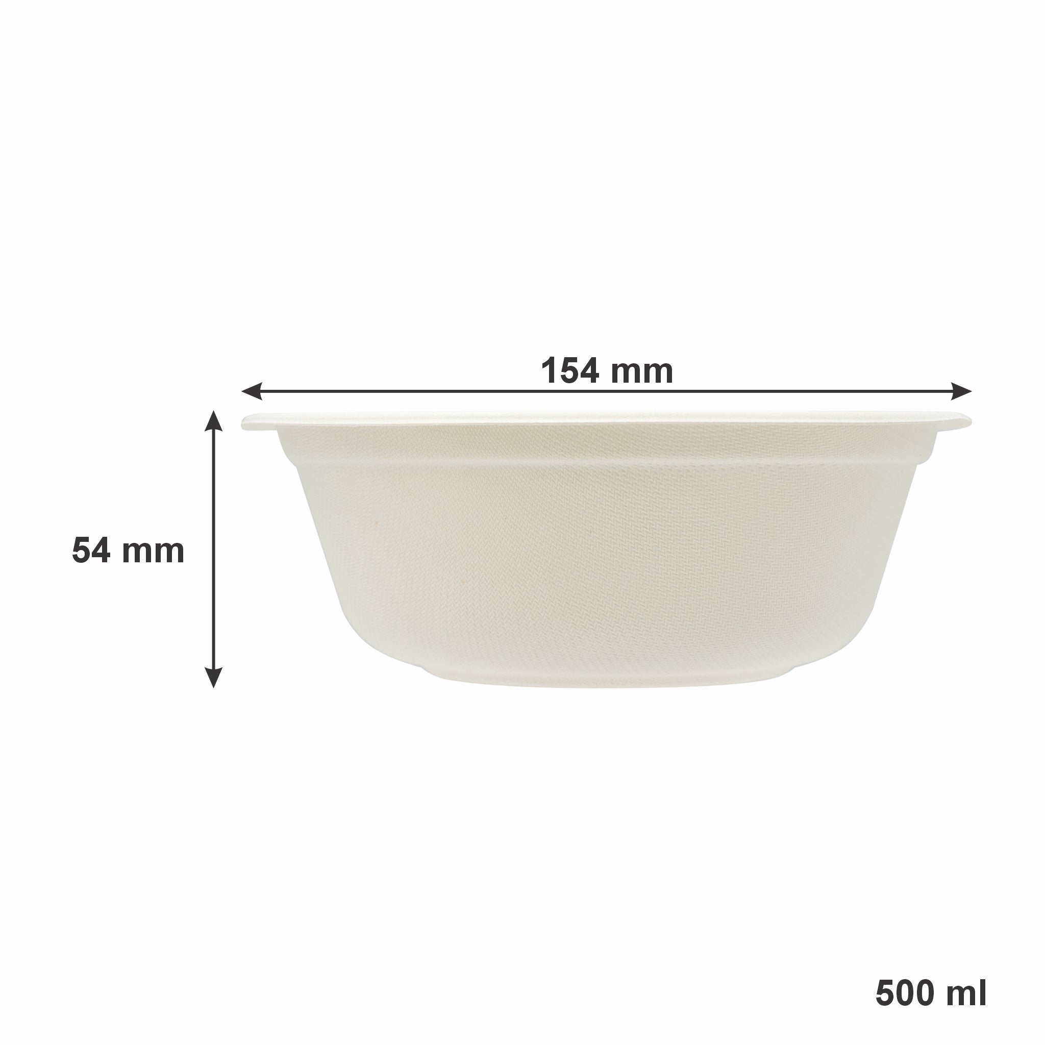 REGENT SUGARCANE FIBRE DEEP BOWLS 20PK, 500ML
