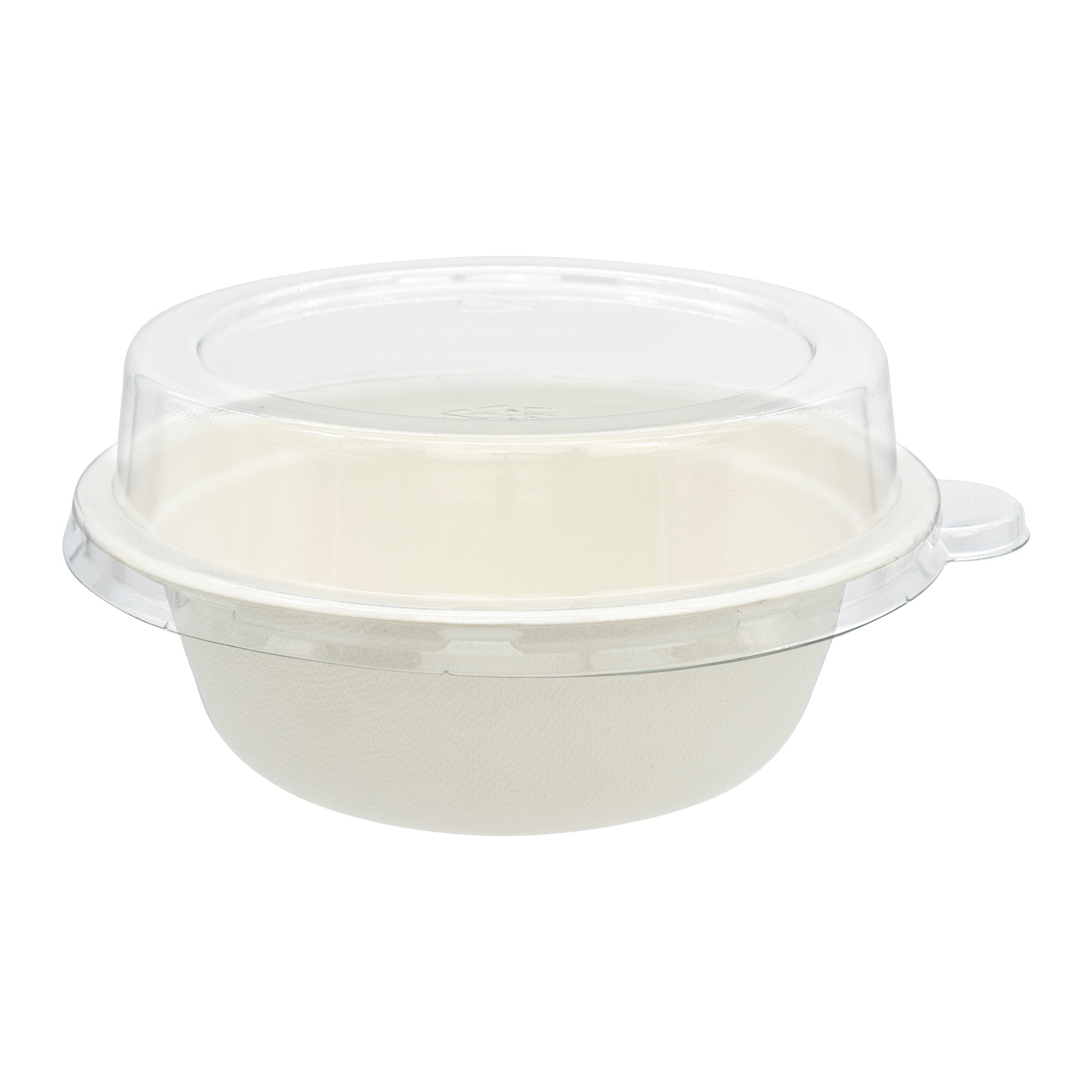 REGENT SUGARCANE FIBRE BOWLS & PET LIDS 350ML, 20PCS