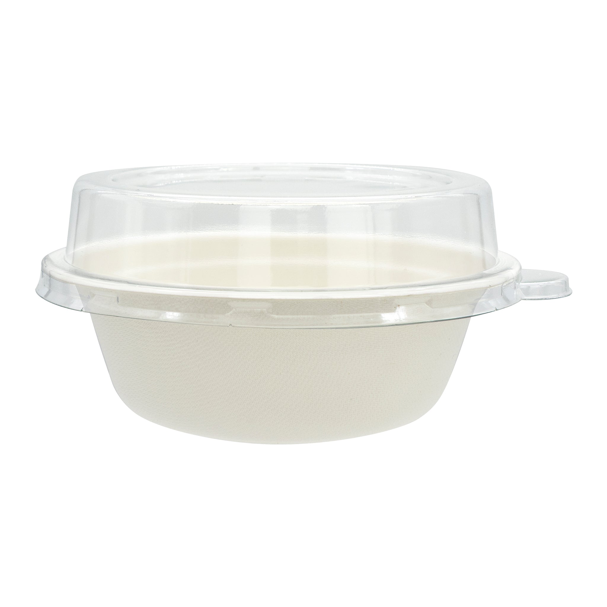 REGENT SUGARCANE FIBRE BOWLS & PET LIDS 350ML, 20PCS