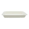 REGENT SUGARCANE FIBRE RECTANGULAR CONTAINER 500ML & PET LIDS, 20 PCS