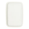 REGENT SUGARCANE FIBRE RECTANGULAR CONTAINER 500ML & PET LIDS, 20 PCS