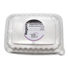 REGENT SUGARCANE FIBRE RECTANGULAR CONTAINER 500ML & PET LIDS, 20 PCS