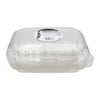 REGENT SUGARCANE FIBRE RECTANGULAR CONTAINER 500ML & PET LIDS, 20 PCS