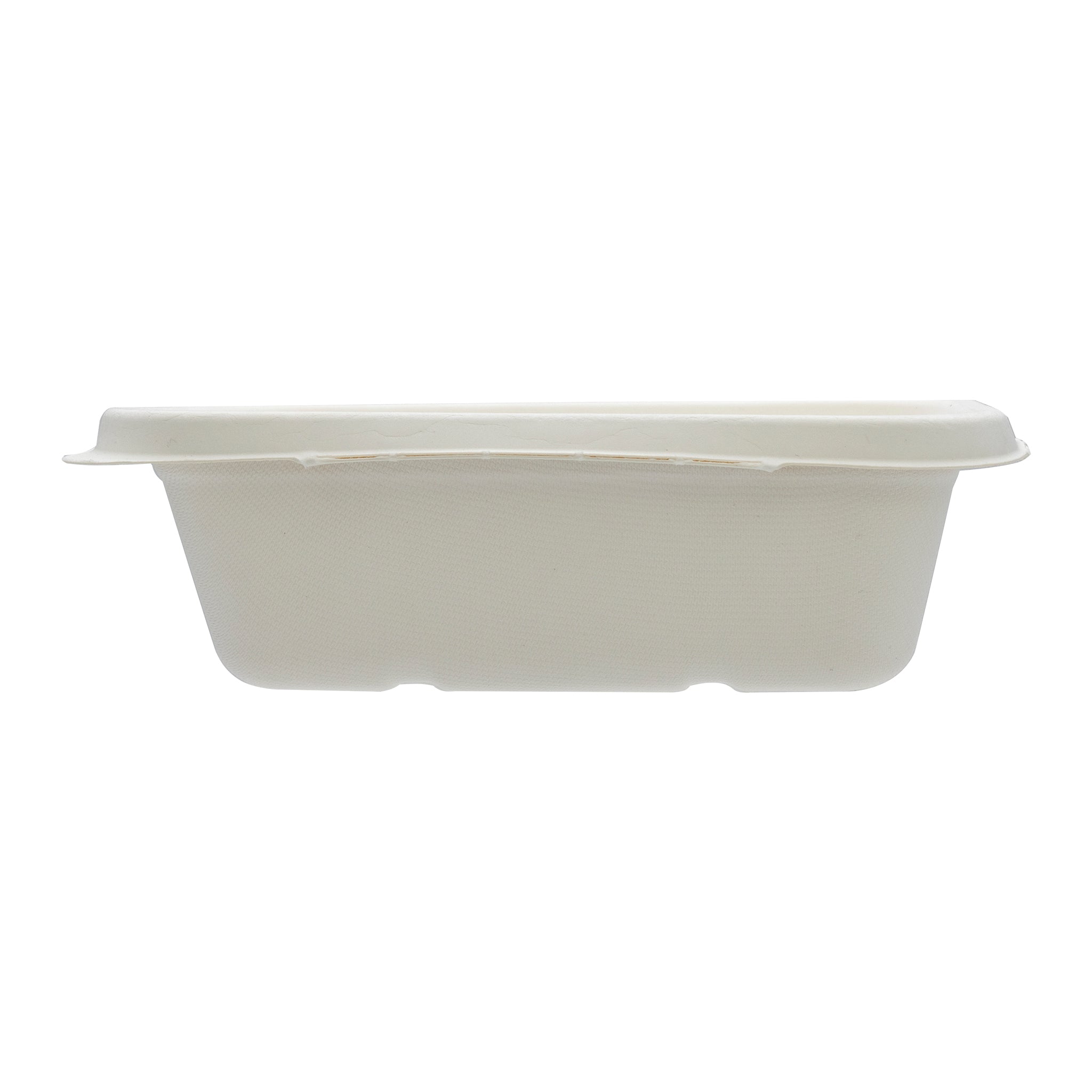 REGENT SUGARCANE FIBRE RECTANGULAR CONTAINER 750ML & LIDS, 20 PCS