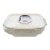 REGENT SUGARCANE FIBRE RECTANGULAR CONTAINER 750ML & LIDS, 20 PCS