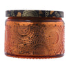 REGENT SCENTED CANDLES VANILLA IN EMBOSSED GLASS JARS, ASST. COLOURS, 100G