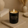 REGENT SCENTED CANDLE BLACK JAR SMALL, WATERMELON & TROPICAL BLOSSOM 130G