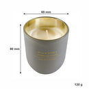 REGENT SCENTED CANDLE GREY JAR SMALL, BLACK ROSE & POMEGRANATE 130GR