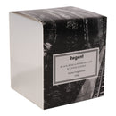 REGENT SCENTED CANDLE GREY JAR SMALL, BLACK ROSE & POMEGRANATE 130GR