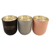 REGENT SCENTED CANDLE BLACK JAR SMALL, WATERMELON & TROPICAL BLOSSOM 130G, (80X69MM DIA)