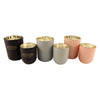 REGENT SCENTED CANDLE BLACK JAR SMALL, WATERMELON & TROPICAL BLOSSOM 130G, (80X69MM DIA)