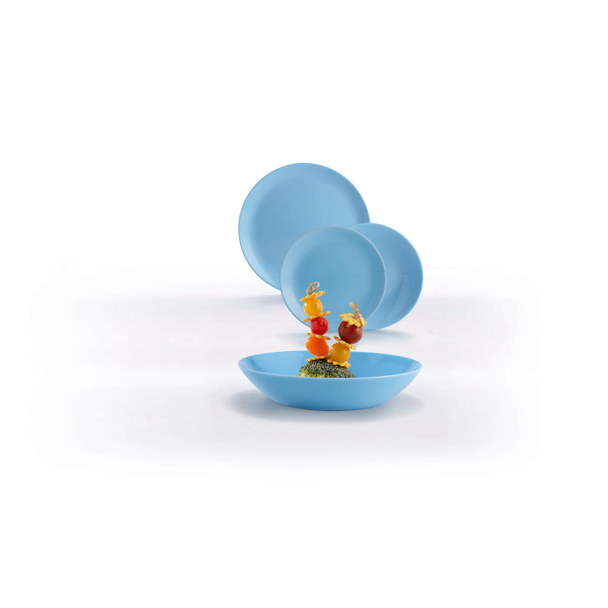 LUMINARC OPAL BLUE DINNER PLATE, 270MM DIA