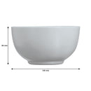 LUMINARC OPAL GREY BOWL, 750ML (140MM DIA)