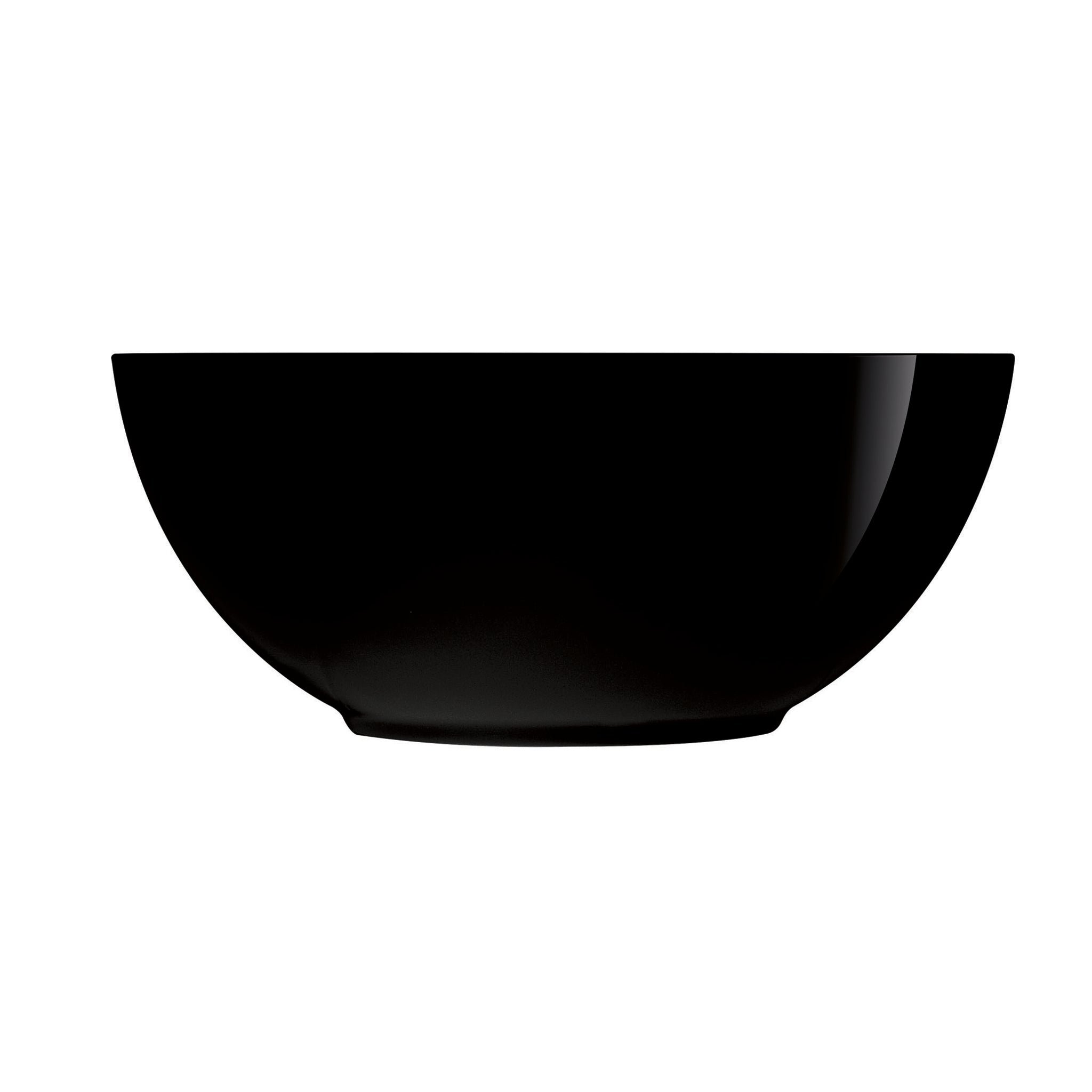 LUMINARC OPAL BLACK SMALL BOWL 350ML, 120MM DIA