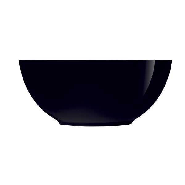 LUMINARC OPAL BLACK SMALL BOWL, 350ML (120MM DIA)