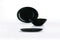 LUMINARC OPAL BLACK OVAL PLATE, (250X330MM)