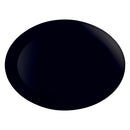 LUMINARC OPAL BLACK OVAL PLATE, (250X330MM)
