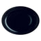 LUMINARC OPAL BLACK OVAL PLATE, (250X330MM)