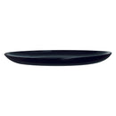 LUMINARC OPAL BLACK OVAL PLATE, (250X330MM)