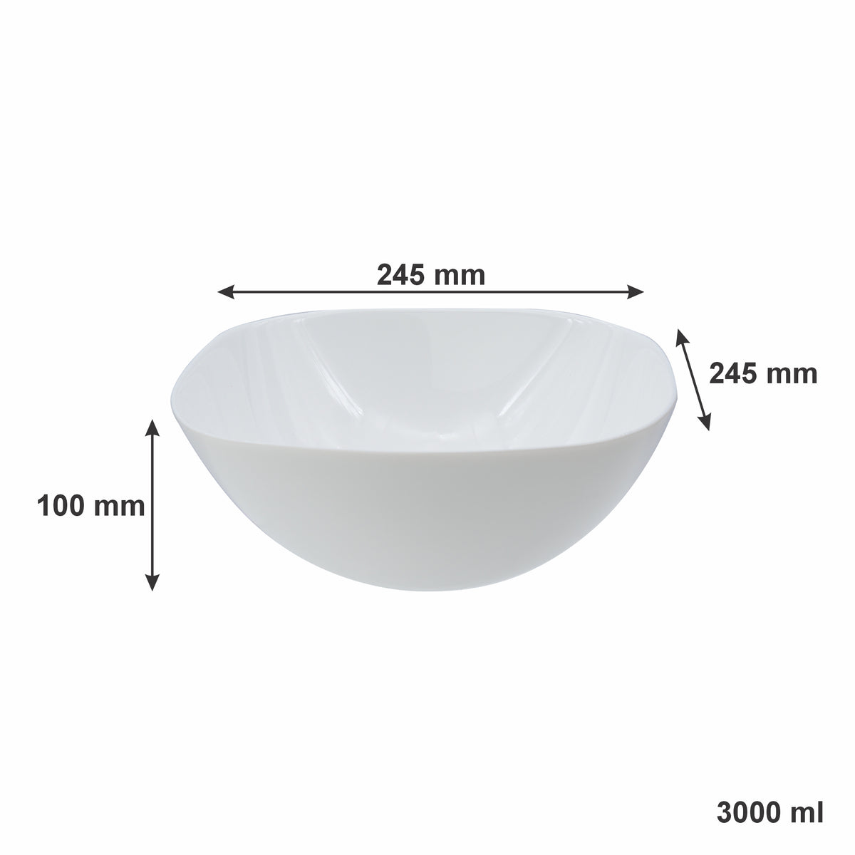 CONSOL OPAL SALAD BOWL LARGE, 3L
