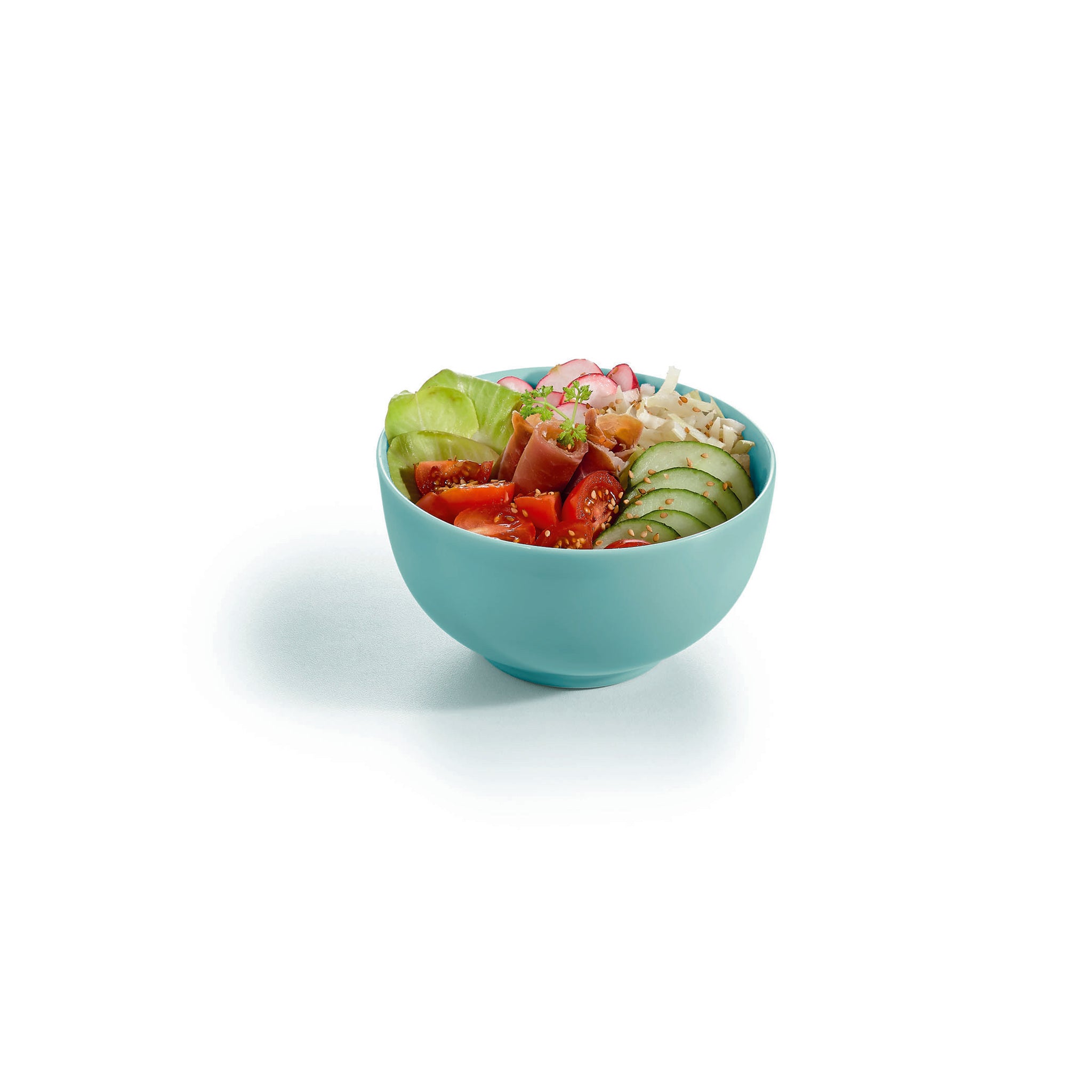 LUMINARC OPAL TURQUOISE BOWL 750ML, 145MM DIA