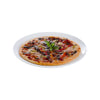 LUMINARC OPAL FRIENDS TIME TEMPERED WHITE PIZZA PLATE, 320MM DIA