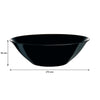 LUMINARC OPAL CARINE BLACK SALAD BOWL 3L, 270MM DIA