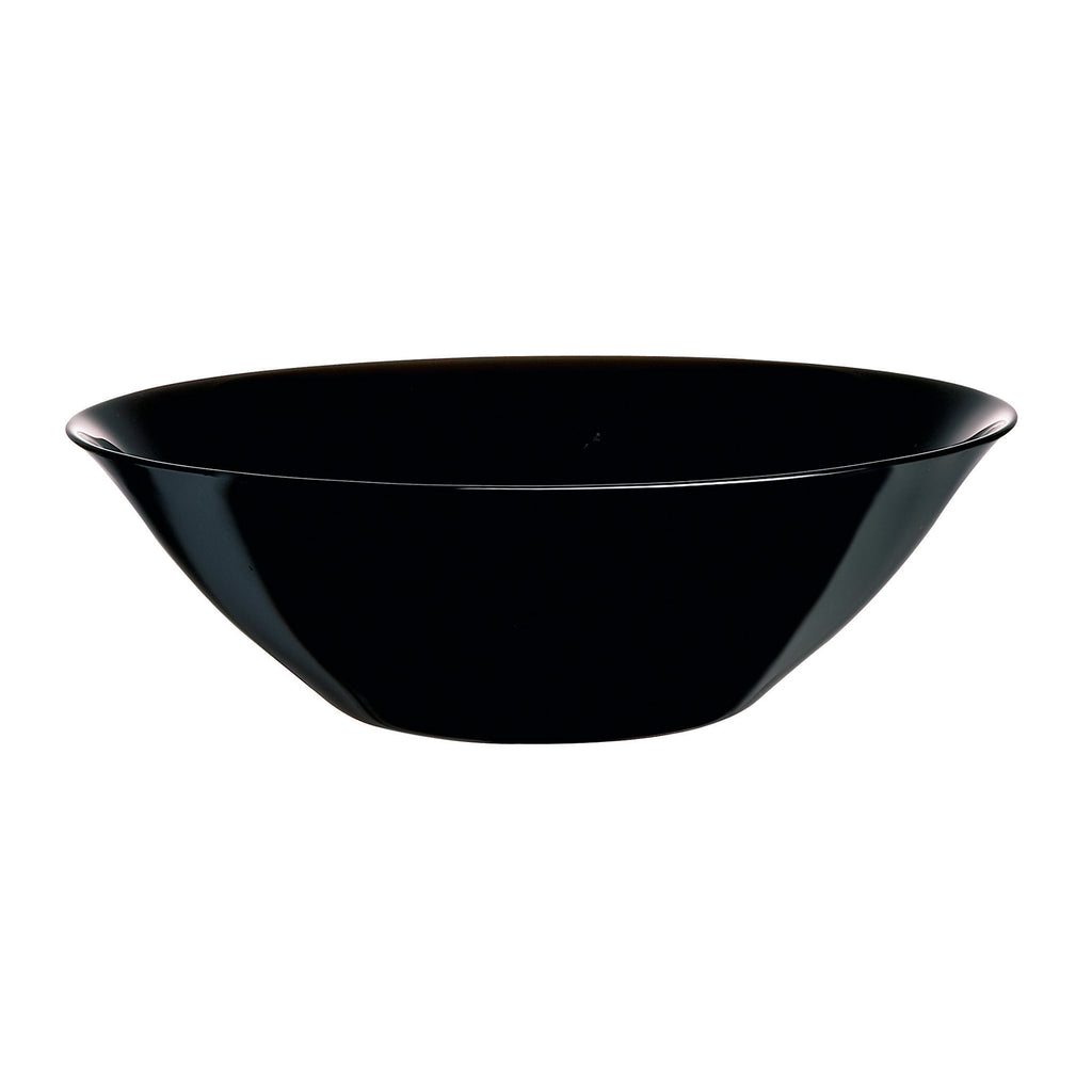 LUMINARC OPAL CARINE BLACK SALAD BOWL 3L, 270MM DIA