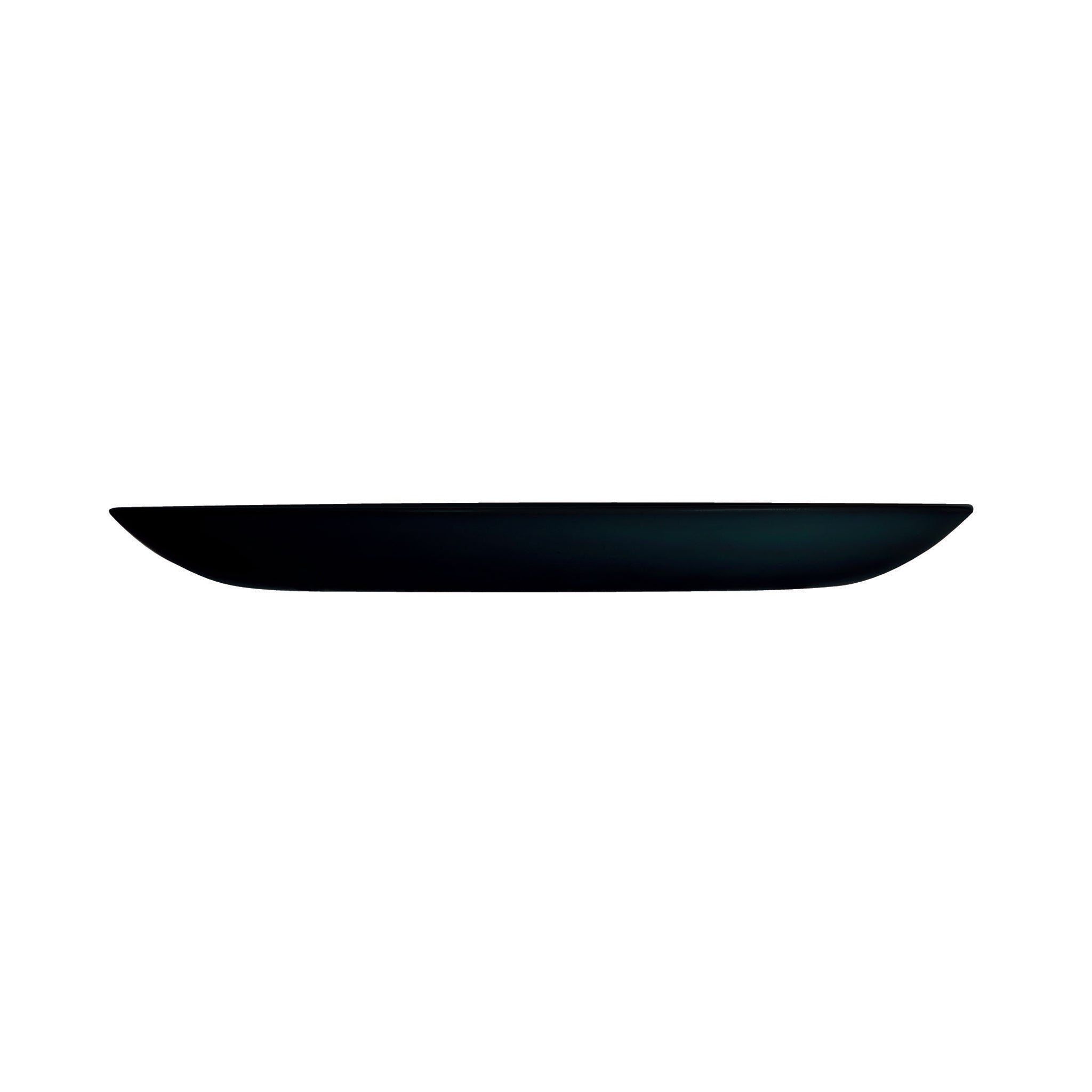 LUMINARC OPAL BLACK SIDE PLATE, 190MM DIA