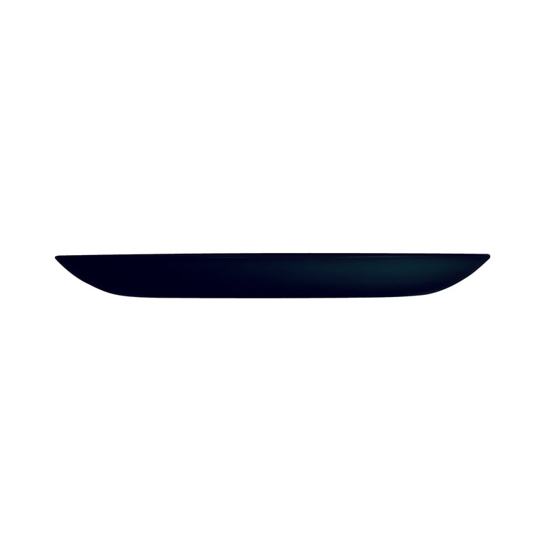 LUMINARC OPAL BLACK SIDE PLATE, (190MM DIA)