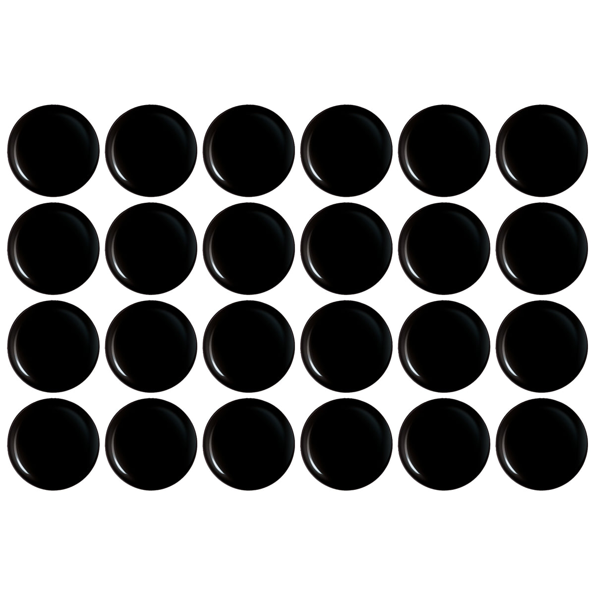 LUMINARC OPAL BLACK DINNER PLATE, 270MM DIA