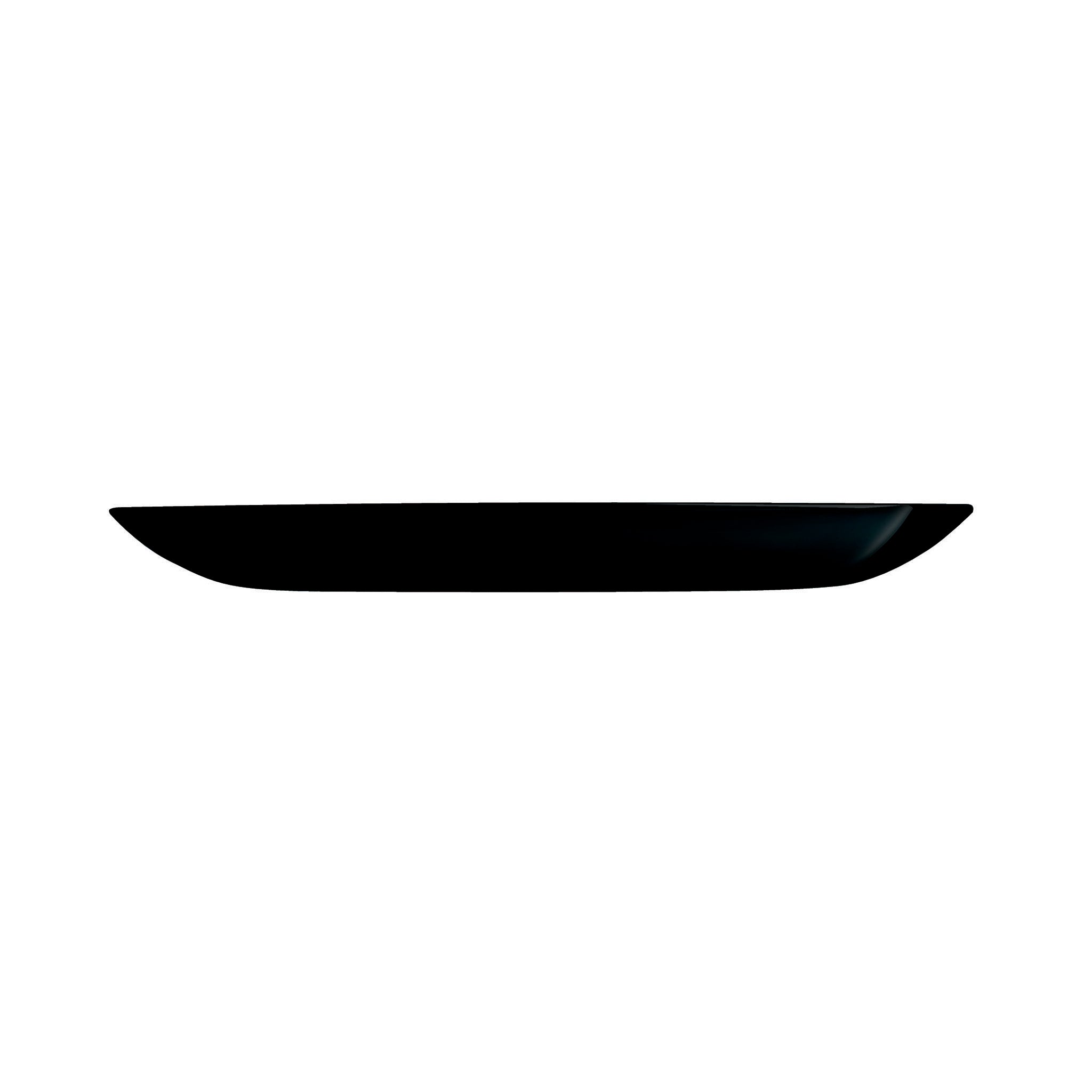 LUMINARC OPAL BLACK DINNER PLATE, 270MM DIA