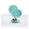 LUMINARC OPAL TURQUOISE DINNER PLATE, (270MM DIA) CARTON