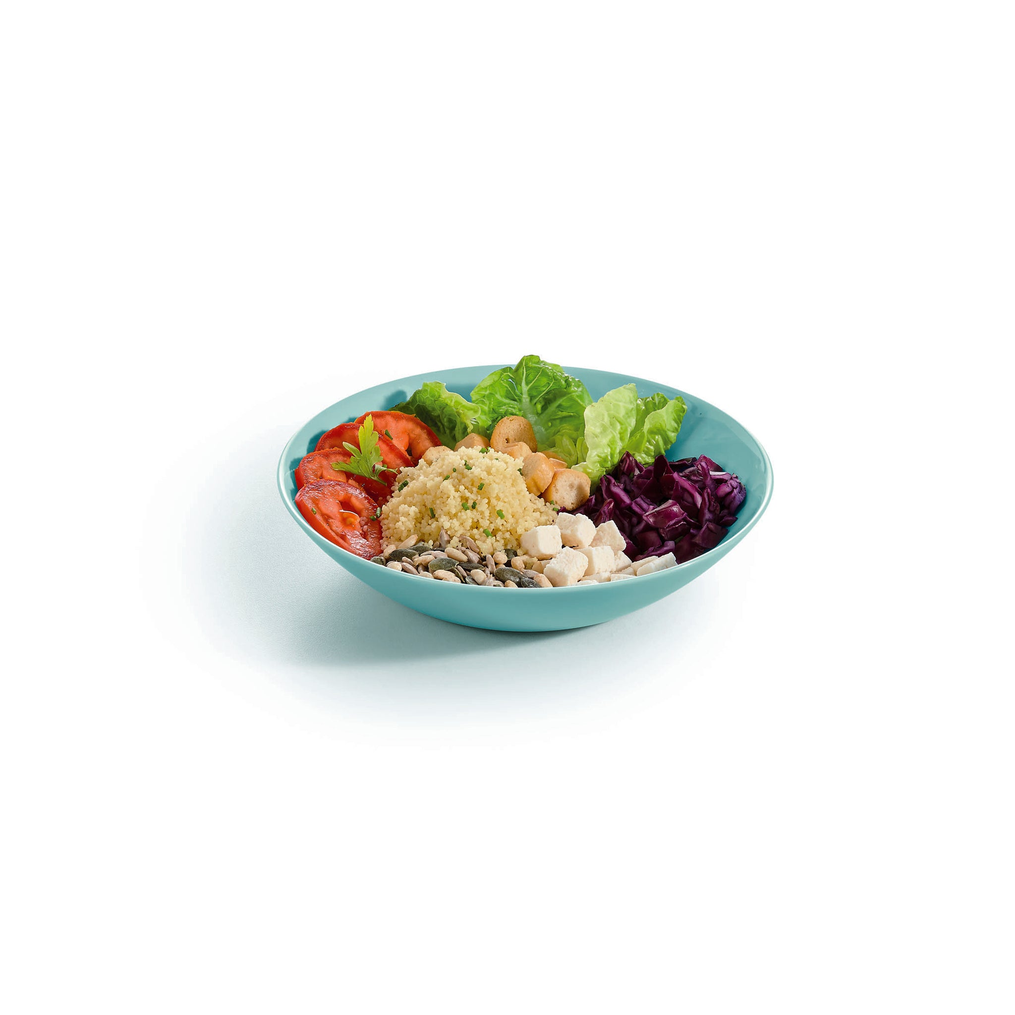 LUMINARC OPAL TURQUOISE SOUP BOWL 780ML, 200MM DIA
