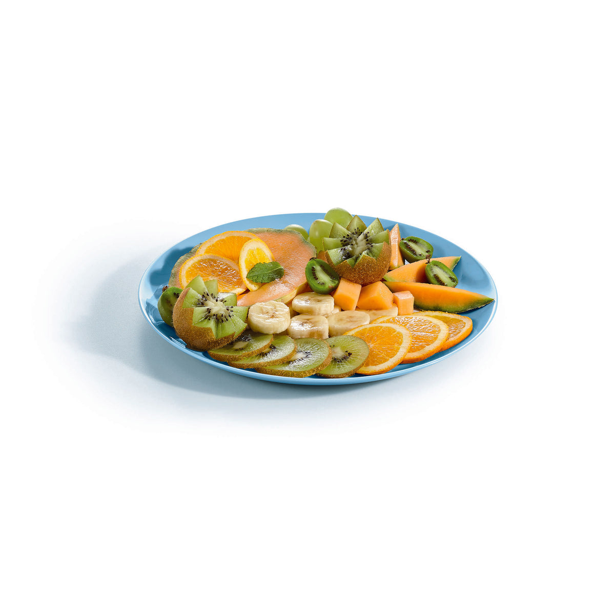 LUMINARC OPAL BLUE SIDE PLATE, 190MM DIA