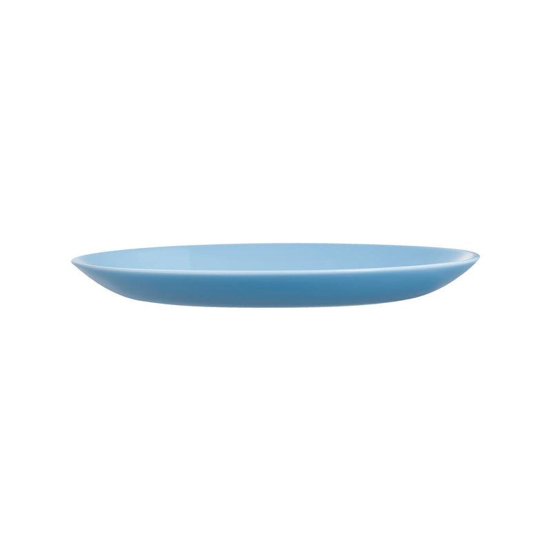 LUMINARC OPAL BLUE SIDE PLATE, (190MM DIA)