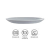 LUMINARC OPAL GREY SIDE PLATE, 190MM DIA