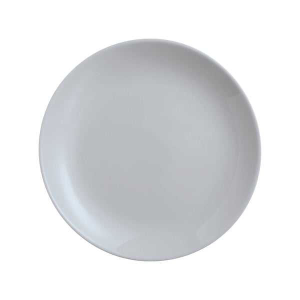 LUMINARC OPAL GREY SIDE PLATE, (190MM DIA)