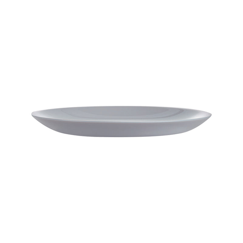 LUMINARC OPAL GREY SIDE PLATE, (190MM DIA)