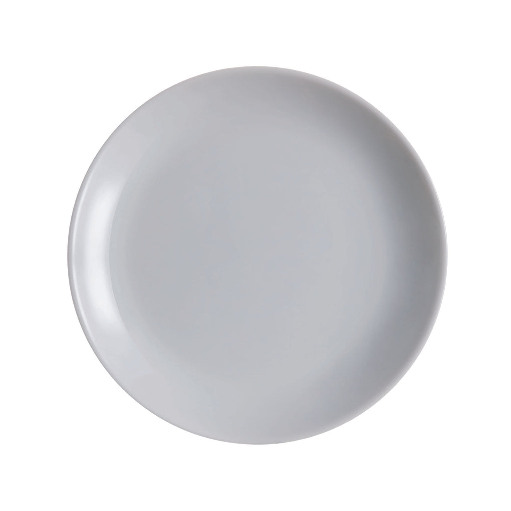 LUMINARC OPAL GREY DINNER PLATE, (270MM DIA)